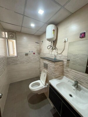 Bathroom in 4 BHK Apartment at Rishita Serenity, Sushant Golf City – for Rent