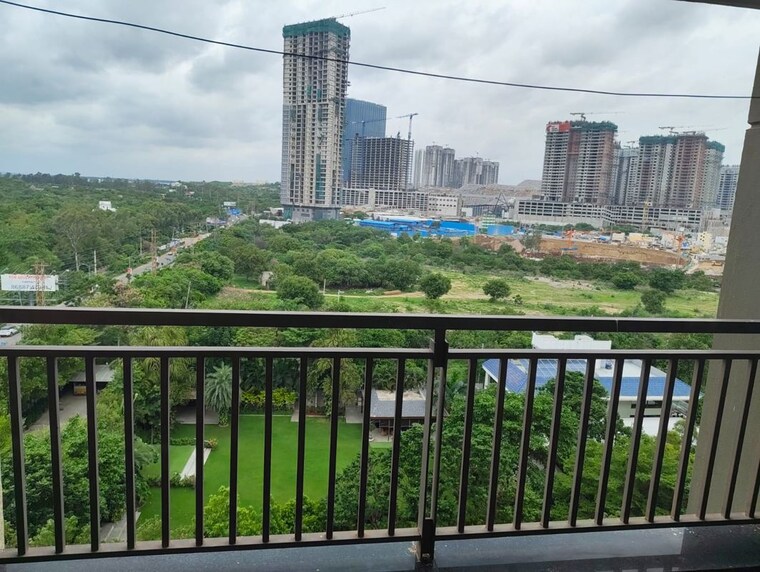 Balcony, frontline-seven 3 Bedroom 2185 Sq.Ft. Apartment In Kokapet Hyderabad 10507720