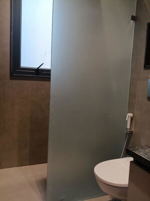 Bathroom in 3 BHK Apartment at Kailash Hills – for Rent