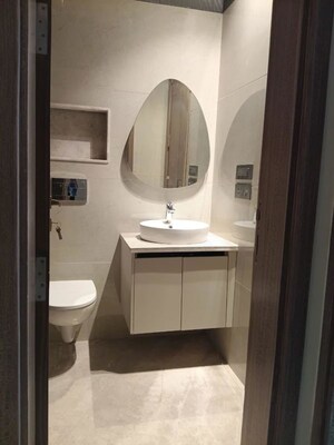 Bathroom in 3 BHK Apartment at Kailash Hills – for Rent