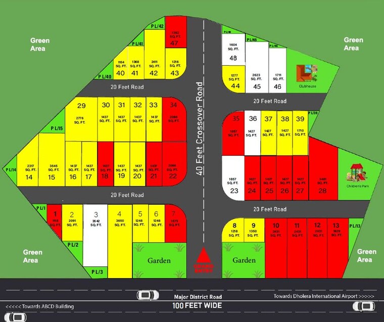 Exterior View, dholera  121 Sq.Yd. Plot In Dholera Ahmedabad 10507816