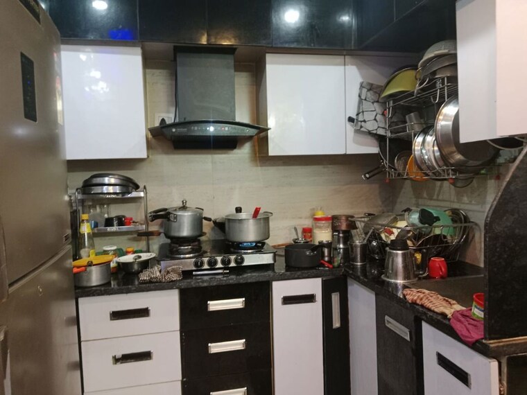 Kitchen, ashu-apartment 3 Bedroom 1350 Sq.Ft. Builder Floor In Sector 49 Noida 10507850