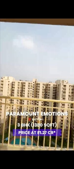 3 BHK Apartment – Exterior View View at Paramount Emotions, Sector 1 Greater Noida - for Sale