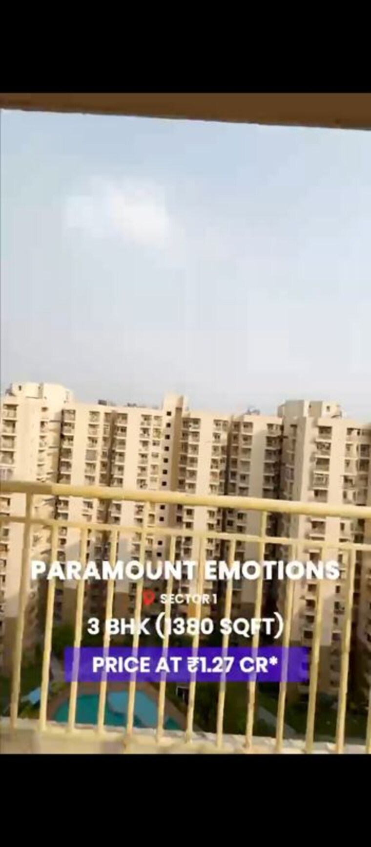 Exterior View, paramount-emotions 3 Bedroom 1380 Sq.Ft. Apartment In Sector 1 Greater Noida Greater Noida 10507849
