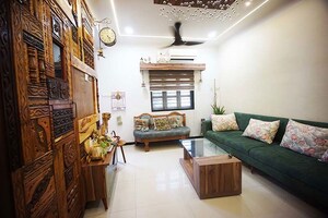 Living Room in 3 BHK Independent House at Dehgam – for Sale