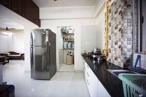 Kitchen in 3 BHK Apartment at Naranpura – for Sale