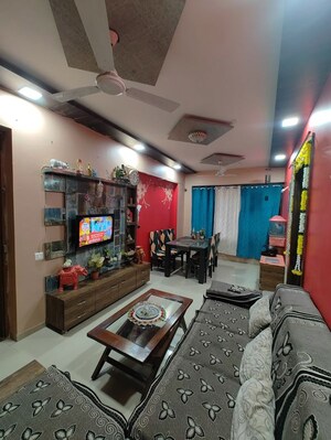 Living Room in 3 BHK Apartment at Tragad – for Sale