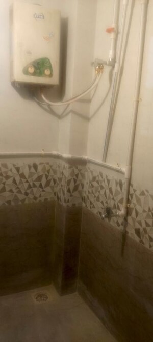 Bathroom in 2 BHK Builder Floor at Manik Baug – for Rent