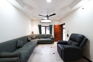 Living Room in 5 BHK Independent House at Ghatlodia – for Sale