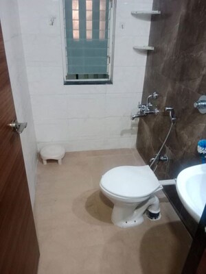 Bathroom in 2 BHK Apartment at Saheel Itrend Homes Phase 2, Hinjewadi – for Rent