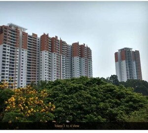 4 BHK Apartment – Exterior View View at Prestige Misty Waters, Hebbal - for Rent