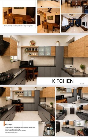 Team Area in 4 BHK Apartment at Prestige Misty Waters, Hebbal – for Rent