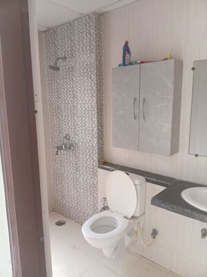 Bathroom in 4 BHK Apartment at Mahagun Mirabella, Sector 79 – for Rent