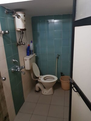 Bathroom in 2 BHK Apartment at Divya Smruthi, Malad West – for Rent