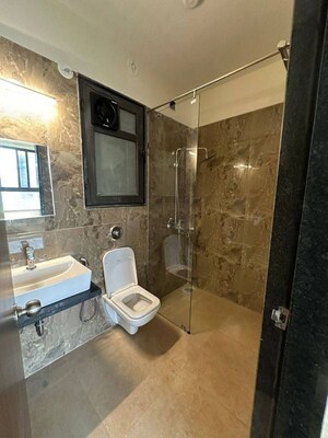 Bathroom in 2 BHK Apartment at VTP Aethereus, Mahalunge – for Rent