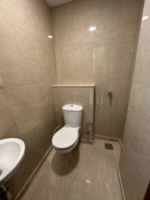 Bathroom in 3 BHK Builder Floor at Ambience Creacions, Sector 22 – for Rent