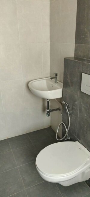 Bathroom in 2 BHK Apartment at Shapoorji Pallonji Joyville Hinjewadi, Hinjewadi – for Rent