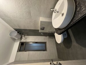 Bathroom in 2 BHK Apartment at Rustomjee Summit, Borivali East – for Rent