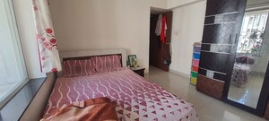 Bedroom in 1.5 BHK Apartment at Goel Ganga Sparsh, Undri – for Rent