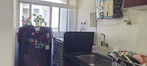 Kitchen in 1.5 BHK Apartment at Goel Ganga Sparsh, Undri – for Rent