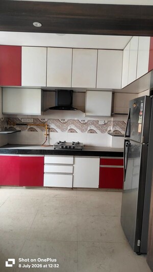 Kitchen in 3 BHK Apartment at Aavkar Abhilash Apartments, Near Nirma University On Sg Highway – for Rent