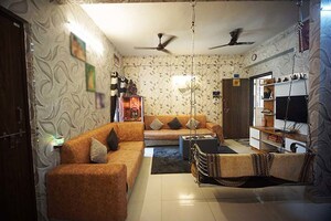 Living Room in 2 BHK Apartment at Ahmedabad Cantonment – for Sale