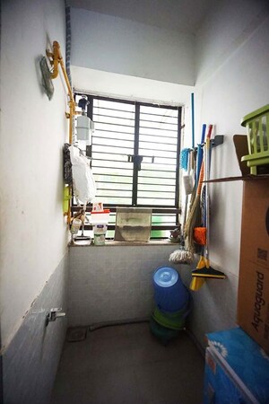 Staircase in 2 BHK Apartment at Ahmedabad Cantonment – for Sale