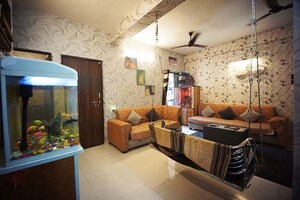 Living Room in 2 BHK Apartment at Ahmedabad Cantonment – for Sale