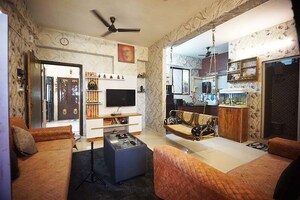 Living Room in 2 BHK Apartment at Ahmedabad Cantonment – for Sale