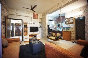 Living Room in 2 BHK Apartment at Ahmedabad Cantonment – for Sale