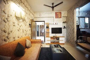 Living Room in 2 BHK Apartment at Ahmedabad Cantonment – for Sale