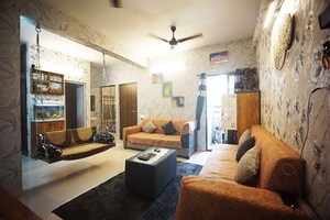 Living Room in 2 BHK Apartment at Ahmedabad Cantonment – for Sale