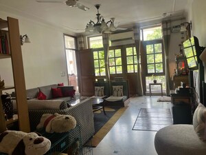 Living Room in 3 BHK Builder Floor at Kalkaji – for Sale