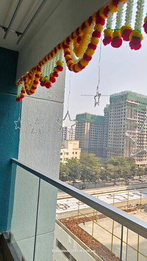 Balcony in 2 BHK Apartment at Megapolis Serenity, Hinjewadi – for Rent