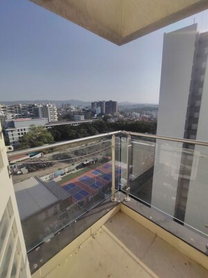 Balcony in 3 BHK Apartment at Ganga Glitz Shine, Undri – for Rent