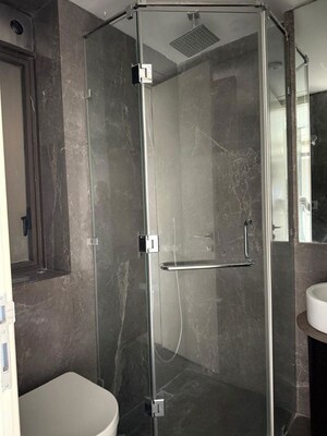 Bathroom in 3 BHK Apartment at Lodha Trump Tower, Worli – for Rent