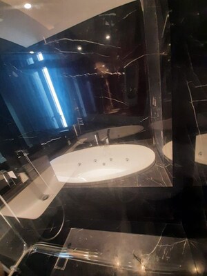 Bathroom in 4 BHK Apartment at Lodha Trump Tower, Worli – for Rent