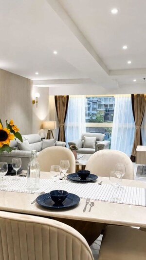 Living Room in 3 BHK Apartment at Prabhadevi – for Sale