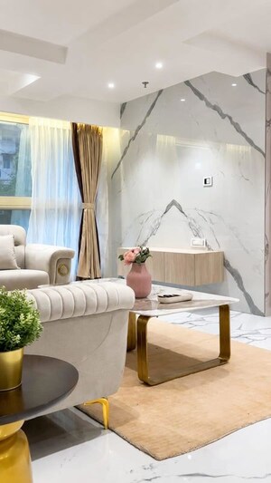 Living Room in 3 BHK Apartment at Prabhadevi – for Sale