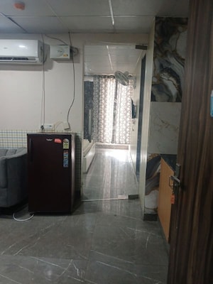 Living Room in 1 BHK Apartment at Chandigarh Citi Center, Vip Road – for Rent