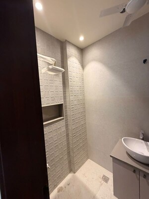 Bathroom in 2 BHK Builder Floor at East Of Kailash – for Rent