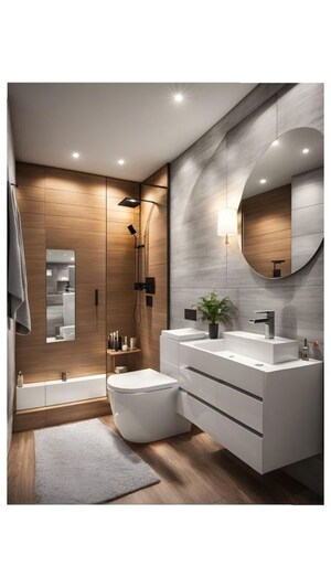 Bathroom in 3 BHK Independent House at Vivek Vihar – for Sale