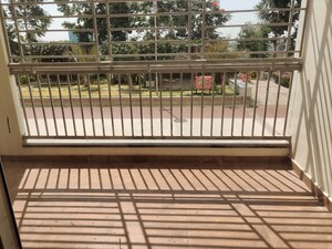 Balcony in 3 BHK Apartment at Manjeera Diamond Towers, Gopanpally – for Sale