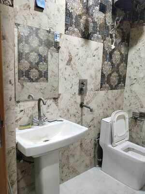 Bathroom in 2 BHK Apartment at Panchsheel Vihar – for Rent
