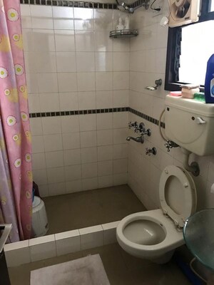 Bathroom in 1 BHK Apartment at Clover Dale, Koregaon Park – for Rent