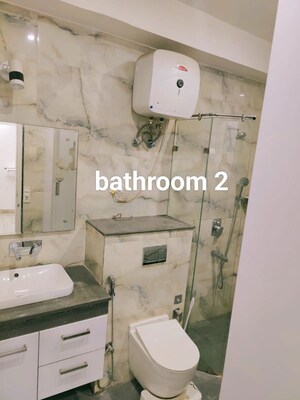 Bathroom in 3 BHK Builder Floor at Sector 57 – for Rent