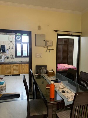 Dining area in 3 BHK Apartment at Dwarka – for Rent