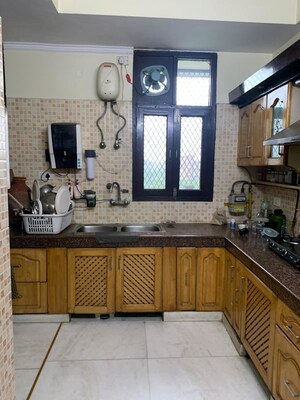 Kitchen in 3 BHK Apartment at Dwarka – for Rent