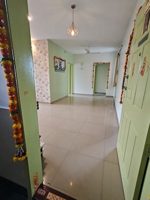 Bathroom in 2 BHK Apartment at Rama Celestial City Phase II, Ravet – for Rent