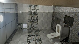 Bathroom in 3 BHK Apartment at Saya Gold Avenue, Vaibhav Khand – for Sale